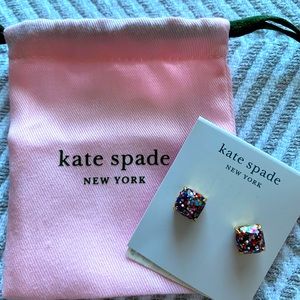 NWT Kate Spade Multicolored Glitter Earrings
